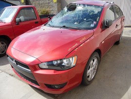 2009 MITSUBISHI LANCER 4DR DE RED AT 2.0 193904 